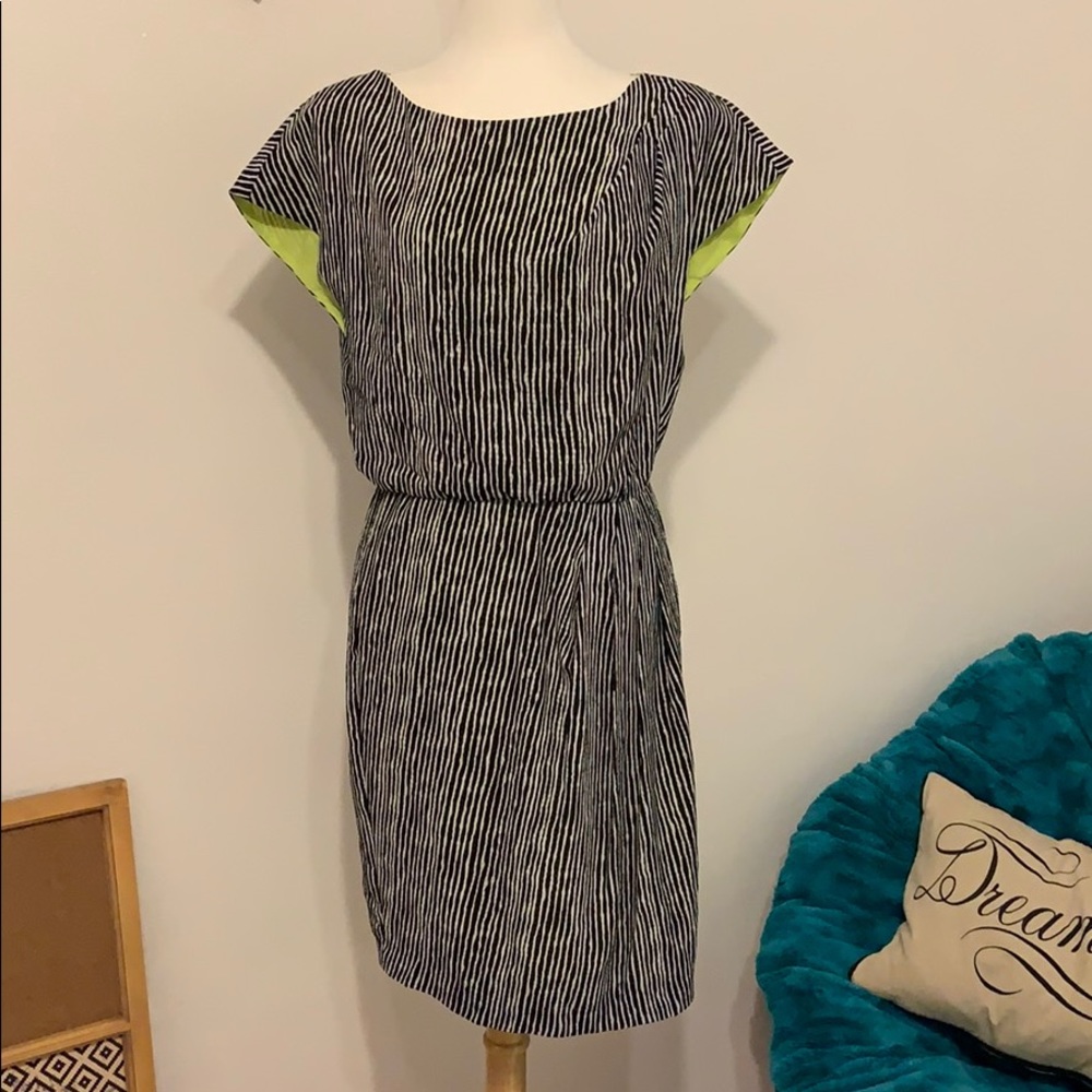 Vince Camuto dress, black and white, size 8
